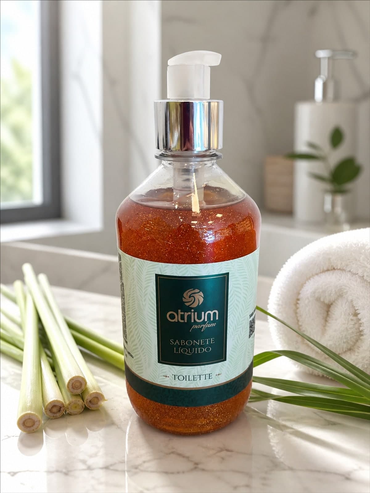Atrium Parfum Capim Limão — Sabonete Líquido 500ml