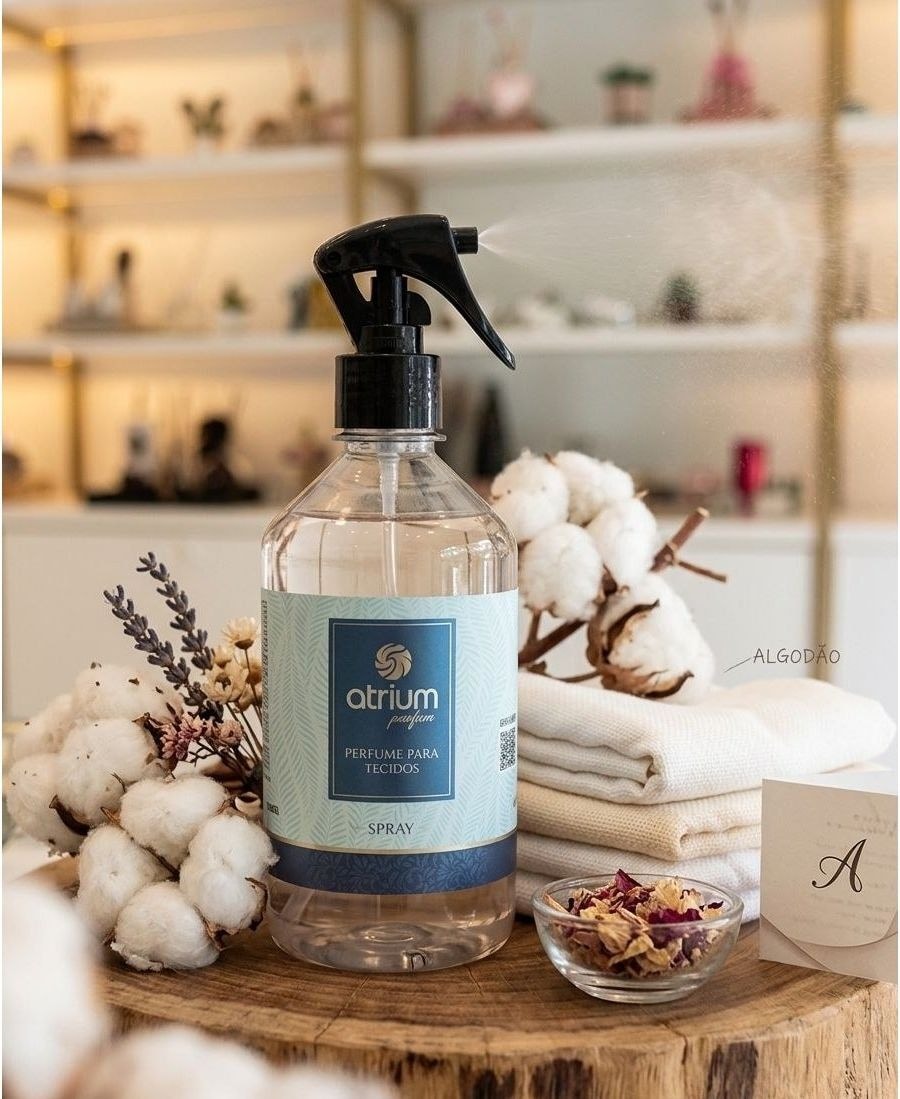 Atrium Parfum Água para Tecidos, aroma Algodão, 500ml